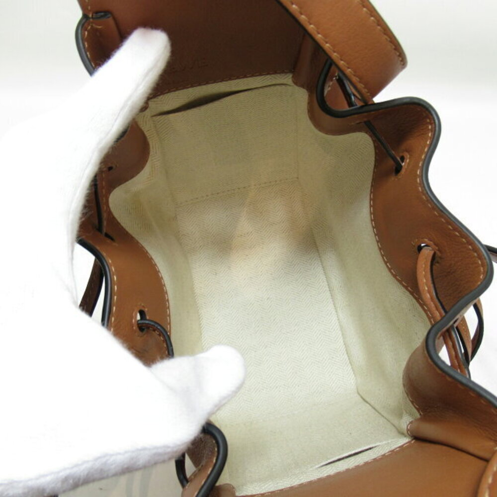 LOEWE Hammock Shoulder Bag Leather Brown - Picture 5 of 10